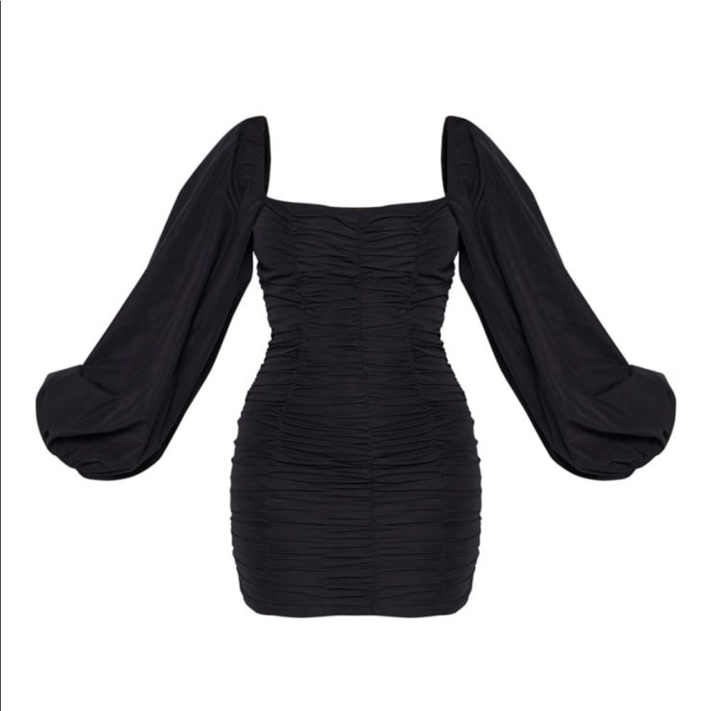 Black long sleeve dress